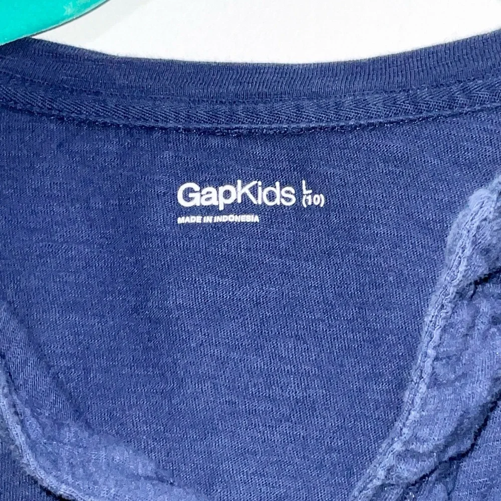 GAP Kids | Navy Long Sleeve Henley Shirt | Boy’s 10